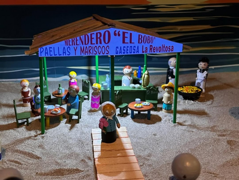 inauguracio betlem  el dissabte vam tindre la inauguracio del nostre pesebre  gracies a la dele  8 